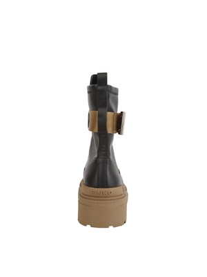Stivali Pinko Mia 13 in pelle nera in DONNA