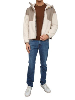 Maglia uomo Sun68 in lana e cotone marrone in UOMO