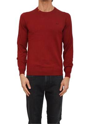 Maglia uomo Sun68 in lana e cotone rosso in UOMO