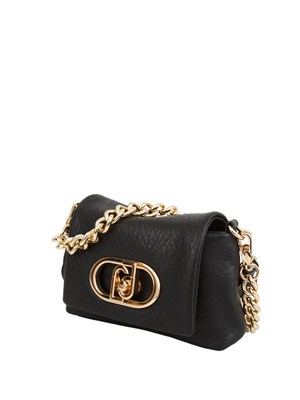 Borsa LaPuffy in ecopelle matelassÉ nera in DONNA