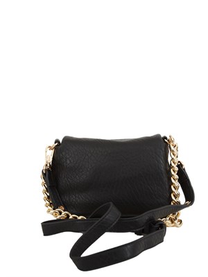 Borsa LaPuffy in ecopelle matelassÉ nera in DONNA