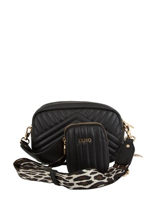 Borsa Liu Jo donna in ecopelle nera matelassÉ in DONNA