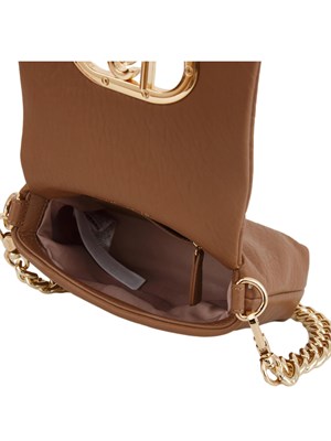 Borsa LaPuffy in ecopelle matelassÉ cuoio in DONNA