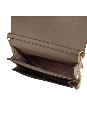 Borsa a tracolla Liu Jo in ecopelle taupe e catena in DONNA