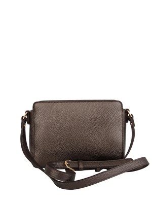 Borsa Liu Jo donna in ecopelle martellata marrone lucido in DONNA