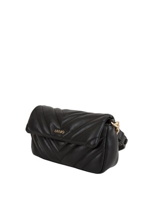 Borsa Liu Jo Lunny XS in ecopelle matelassÉ nero in DONNA