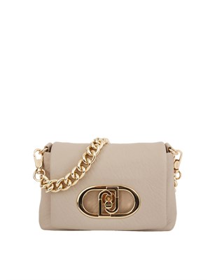 Borsa LaPuffy in ecopelle matelassÉ beige in DONNA