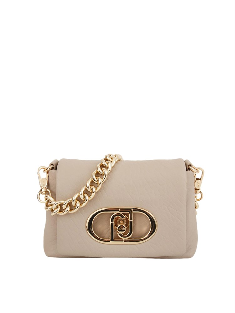 Borsa LaPuffy in ecopelle matelassÉ beige