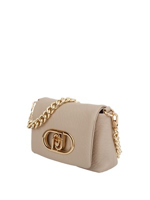 Borsa LaPuffy in ecopelle matelassÉ beige in DONNA