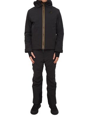 Pantaloni da sci Queyras K-Way uomo in tessuto nero in UOMO