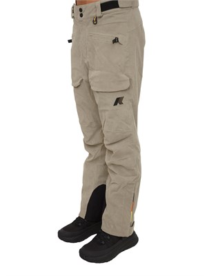 Pantaloni da sci Mercantour K-Way uomo in velluto beige a coste in UOMO