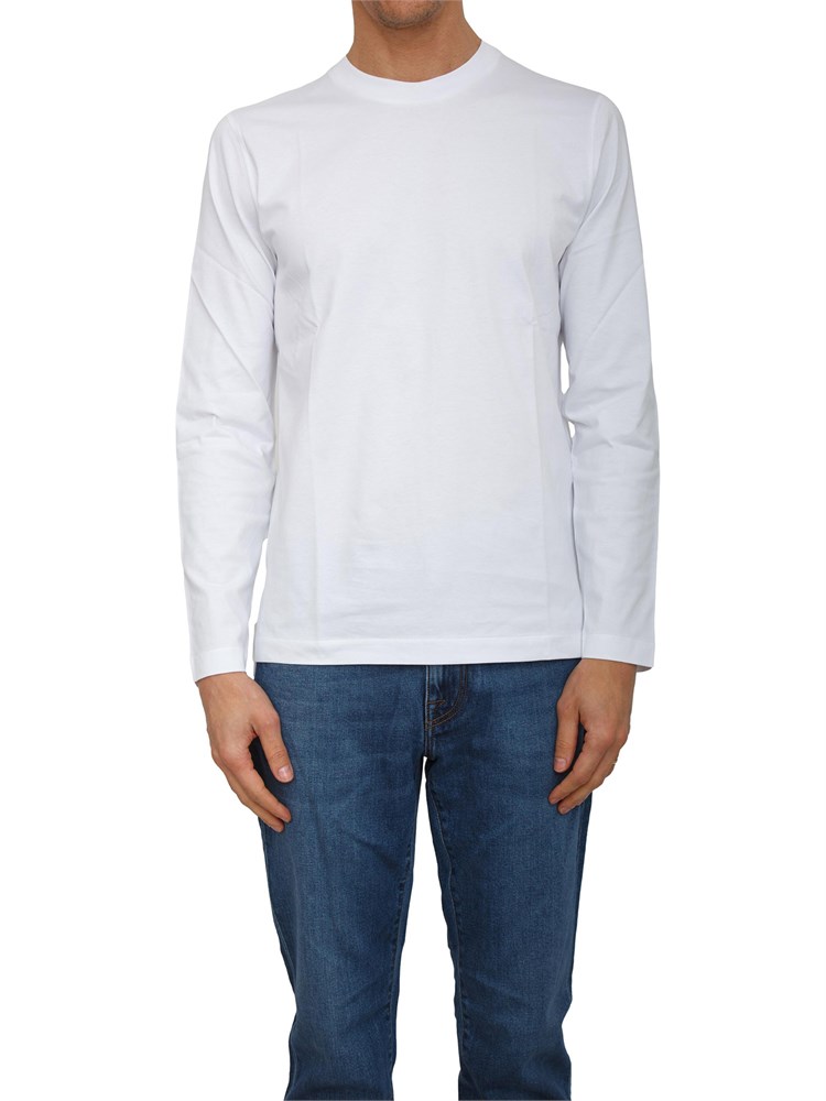 T-shirt uomo Corneliani in cotone bianco