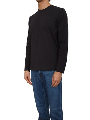 T-shirt uomo Corneliani in cotone nero in UOMO