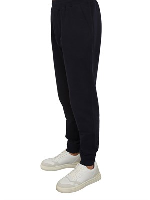 Pantalone tuta Corneliani in misto cotone blu in UOMO