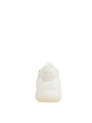 Sneakers Moon247 Xlace Moon Boot in pelle e tessuto bianco in DONNA