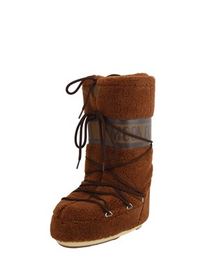Moon Boot Icon in Teddy marrone in DONNA