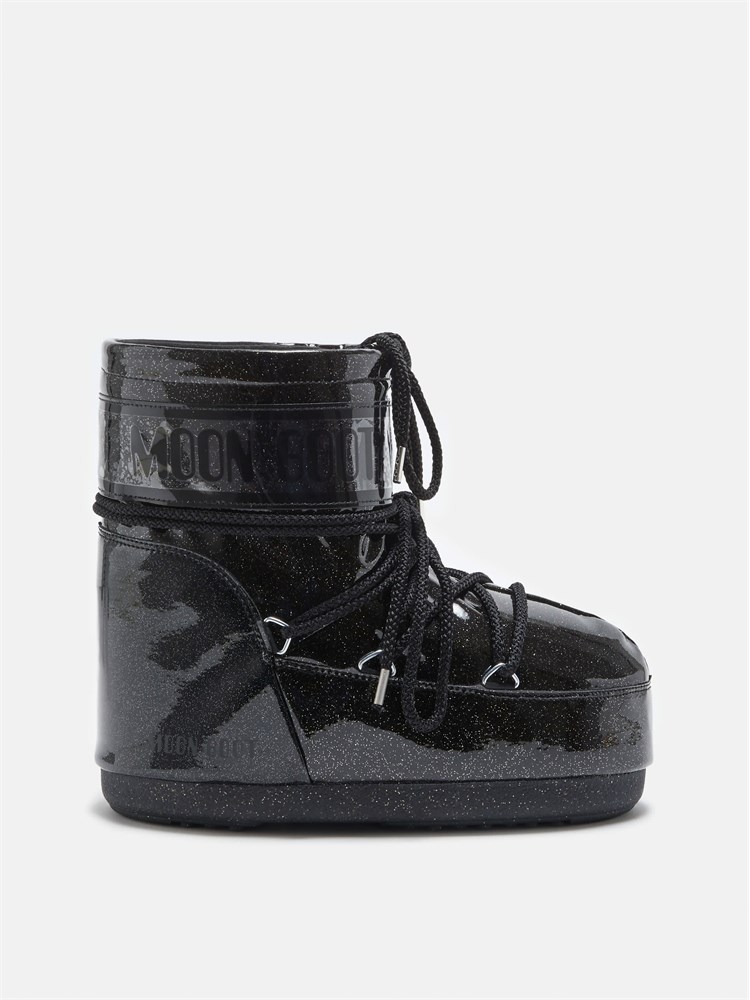 Moon Boot Icon Low Glitter unisex nero