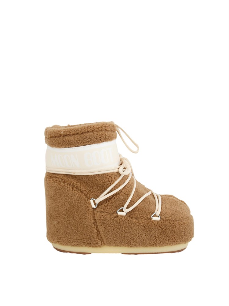 Moon Boot Icon Low Teddy unisex cammello