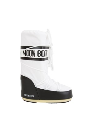 Moon Boot Icon unisex in nylon bianco in DONNA