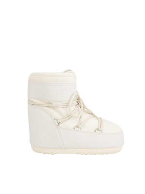 Moon Boot Icon Low Rubber unisex bianco in DONNA