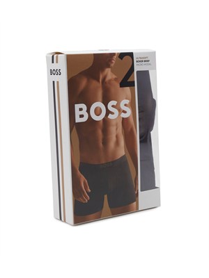 Pack 2 boxer Boss uomo in modal nero in UOMO