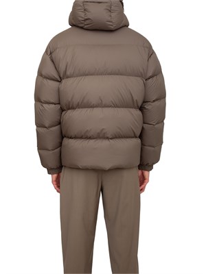 Piumino uomo Emporio Armani in nylon verde kaki in UOMO