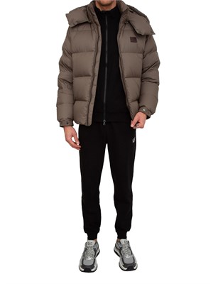 Tuta uomio EA7 Emporio Armani in cotone nero in UOMO