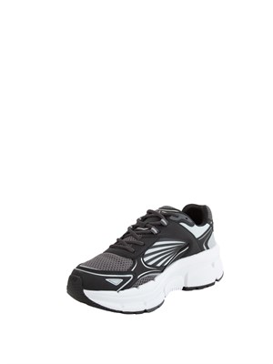 Sneakers lifestyle uomo Emporio Armani nere e bianche in UOMO