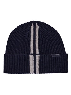 Berretto Armani Exchange blu in UOMO