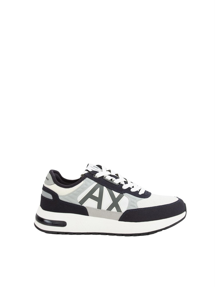 Sneakers Armani Exchange uomo in nylon e suede blu