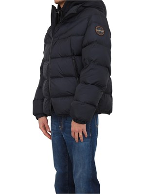 Giubbino Molveno Napapijri in tessuto tecnico nero in UOMO