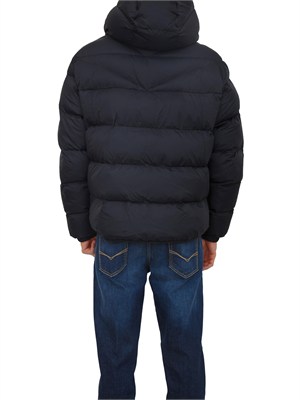 Giubbino Molveno Napapijri in tessuto tecnico nero in UOMO