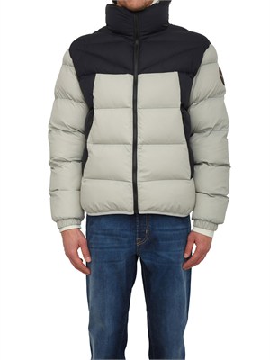 Giubbino Molveno Napapijri in tessuto tecnico grigio in UOMO