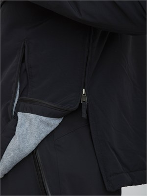 Giacca Rainforest Napapijri in tessuto tecnico nero in UOMO