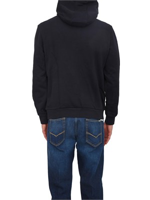 Felpa con cappuccio Burgee Napapijri in cotone nero in UOMO