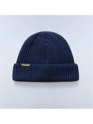 Berretto Vispa Napapijri in acrilico blu con logo in UOMO