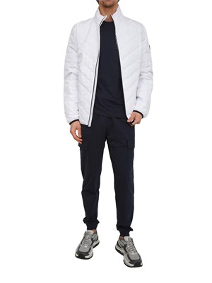 T-shirt EA7 Emporio Armani in cotone blu in UOMO