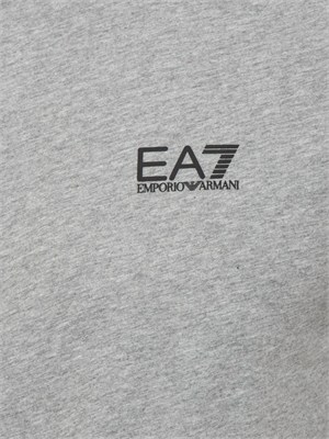 T-shirt EA7 Emporio Armani in cotone Pima grigio in UOMO