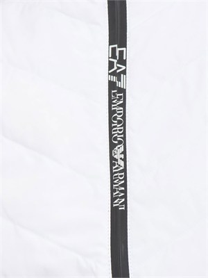 Gilet EA7 Emporio Armani in tessuto tecnico bianco in UOMO