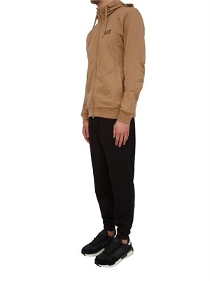 Tuta uomo EA7 Emporio Armani in cotone bicolor in UOMO