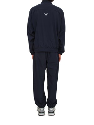 Tuta EA7 Emporio Armani in tessuto tecnico VENTUS7 blu in UOMO