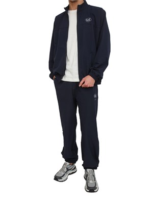 Tuta EA7 Emporio Armani in tessuto tecnico VENTUS7 blu in UOMO