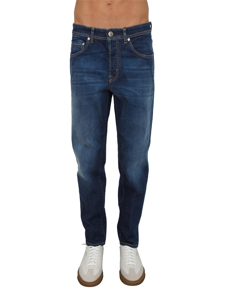 Jeans Peserico uomo in denim twill stretch