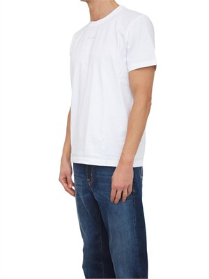 T-shirt bianca Peserico uomo in jersey di cotone in UOMO
