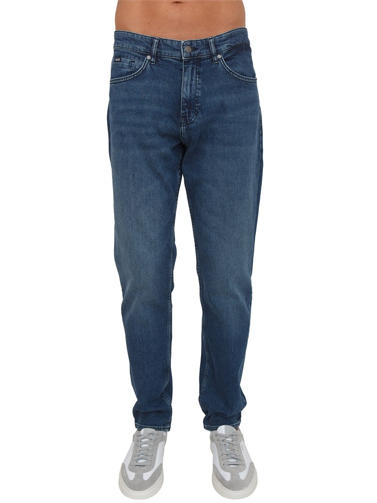 Jeans BOSS Uomo in denim blu