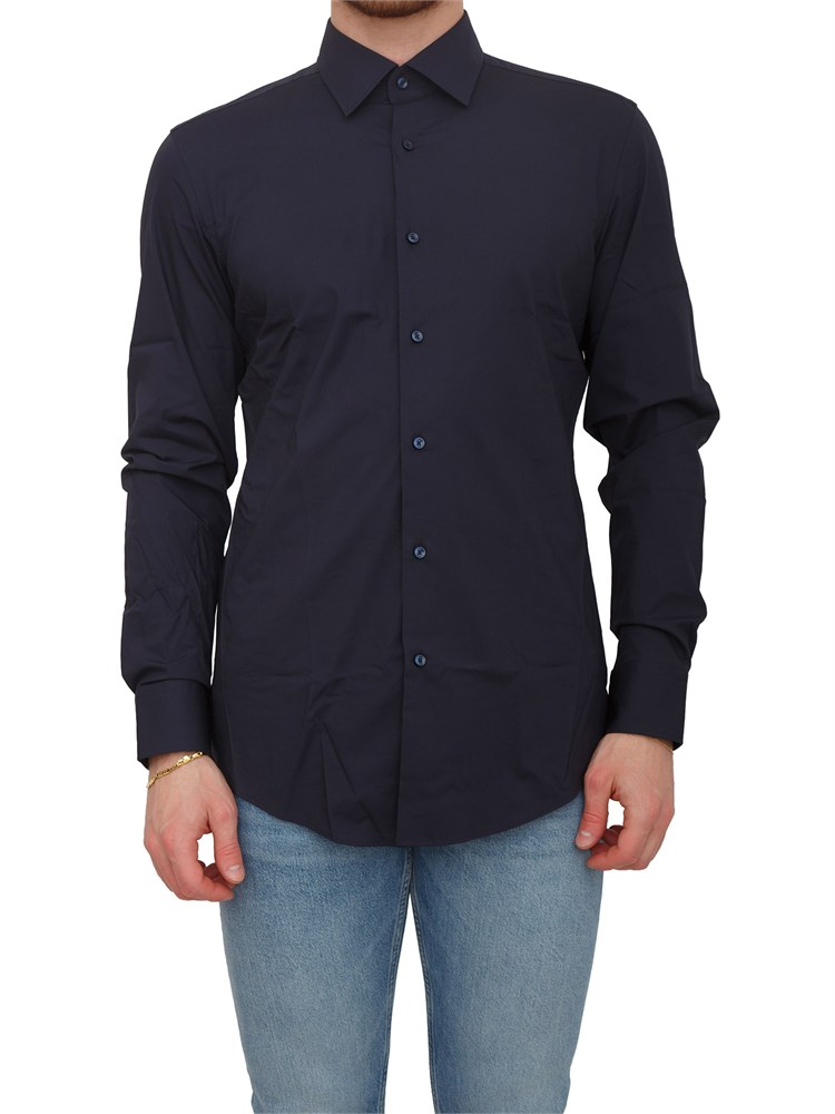 Camicia blu H-HANK-KENT