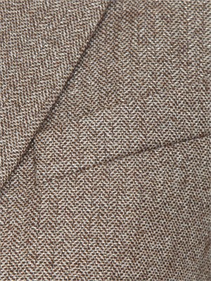 Giacca Twinset in misto lana fantasia chevron con lurex in DONNA