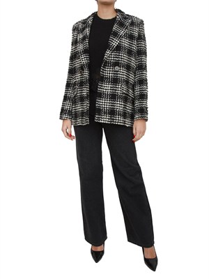 Maglia Twinset in misto angora nera in DONNA