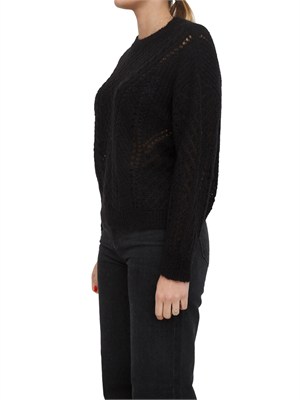 Maglia Twinset in misto mohair nera in DONNA