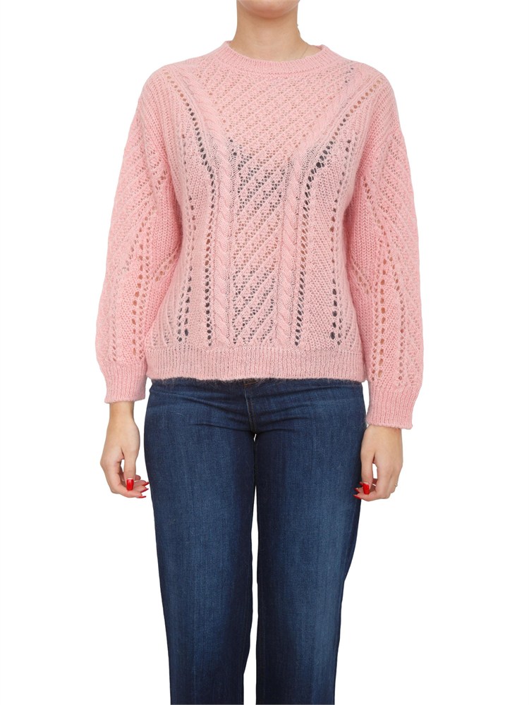 Maglia Twinset in misto mohair rosa